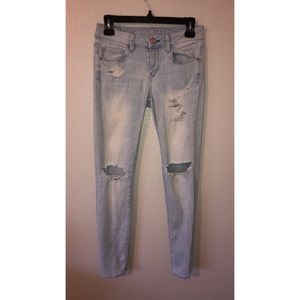 American Eagle Distressed Skinny Jeans